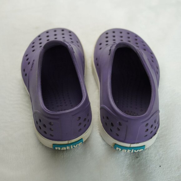 Native Miller Slip-On Water Shoes Purple Size C8 Kids Lightweight Summer Casual - Picture 2 of 7